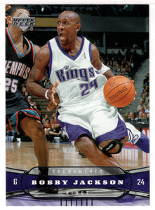 Bobby Jackson - Sacramento Kings (NBA Basketball Card) 2004-05 Upper Deck # 166 Mint