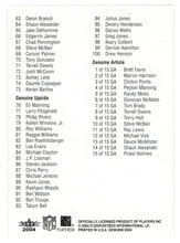 Load image into Gallery viewer, Checklist # 1 (NFL Football Card) 2004 Fleer Genuine # NNO Mint