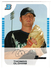 Load image into Gallery viewer, Thomas Oldham 98/240 - Seattle Mariners (MLB Baseball Card) 2005 Bowman FIRST EDITION # 210 Mint