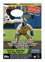 Load image into Gallery viewer, Todd Helton - Khalil Greene - Sports Illustrated For Kids (MLB Baseball Card) 2006 Topps Opening Day # 20 Mint