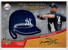 Load image into Gallery viewer, Matt DeSalvo - New York Yankees - Sweet Beginning Signatures (MLB Baseball Card) 2007 Upper Deck Sweet Spot # 131 Mint
