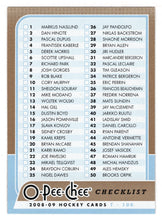 Load image into Gallery viewer, Checklist # 1 (# 1 - # 100) (NHL Hockey Card) 2008-09 O-Pee-Chee # 496 Mint