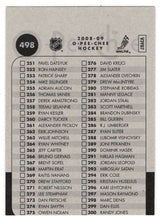 Load image into Gallery viewer, Checklist # 3 (# 201 - # 300) (NHL Hockey Card) 2008-09 O-Pee-Chee # 498 Mint
