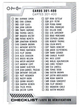 Load image into Gallery viewer, Checklist # 4 (NHL Hockey Card) 2020-21 O-Pee-Chee # 400 Mint