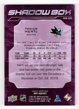 Load image into Gallery viewer, Tomas Hertl - San Jose Sharks (NHL Hockey Card) 2020-21 Upper Deck SPx Shadow Box # SB-30 Mint