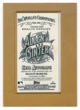 Load image into Gallery viewer, Brailyn Marquez - Chicago Cubs (MLB Baseball Card) 2021 Topps Allen and Ginter MINI Relics - Autograph # FMA-BA Mint