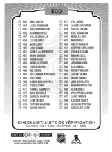 Load image into Gallery viewer, Checklist # 5 (NHL Hockey Card) 2022-23 O-Pee-Chee # 500 Mint
