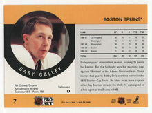 Load image into Gallery viewer, Garry Galley - Boston Bruins (NHL Hockey Card) 1990-91 Pro Set # 7 A Mint