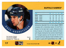 Load image into Gallery viewer, Dave Andreychuk - Buffalo Sabres (NHL Hockey Card) 1990-91 Pro Set # 17 A Mint