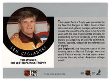 Load image into Gallery viewer, Len Ceglarski - Boston College - Award Winners (NHL Hockey Card) 1990-91 Pro Set # 385 A Mint