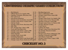 Load image into Gallery viewer, Checklist # 2 (Olympic-Sports Card) Centennial Olympic Games Collection - 1995 Collect-A-Card # 120 Mint