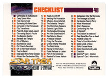Load image into Gallery viewer, Checklist (Trading Card) Deep Space Nine Premiere - 1993 Skybox # 48 - Mint