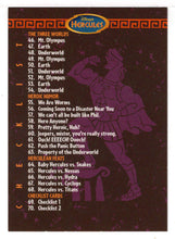 Load image into Gallery viewer, Checklist # 2 (Trading Card) Hercules - Disney - 1997 Skybox # 70 - Mint