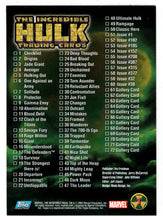 Load image into Gallery viewer, The Incredible Hulk Title Card and Checklist (Trading Card) The Incredible Hulk - 2003 Topps # 1 - Mint