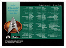 Load image into Gallery viewer, Production Credits (Trading Card) Star Trek The Next Generation - Season Three - 1995 Skybox # 312 - Mint