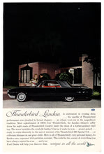 Load image into Gallery viewer, Thunderbird 1962 Landau - Vintage Ad - (Hard Top) # 33 - Ford Motor Company 1962