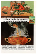 Load image into Gallery viewer, Knorr Swiss Vegetable Soup - Vintage Ad - # 43 - 1960's