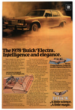 Load image into Gallery viewer, Buick 1978 Electra - Vintage Ad - (Intelligence and Elegance) # 72 - General Motors Company 1978