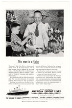 Load image into Gallery viewer, American Export Cruise Lines Vintage Ad - (The Sunlane to Europe) # 114 - 1960's