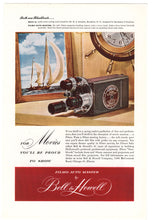 Load image into Gallery viewer, Bell and Howell Camera's - Vintage Ad (Edlu II and Filmo Auto Mast) - # 130 - 1960's