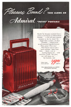 Load image into Gallery viewer, Admiral Portable Radio Vintage Ad - (Petite Portables) # 132 - 1960's