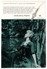 Load image into Gallery viewer, Hamilton Watches Vintage Ad - (Hamilton Medallion) # 167 - 1960's