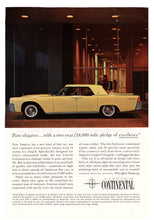 Load image into Gallery viewer, Lincoln Continental - Vintage Ad - (Pure Elegance) # 214 - Ford Motor Company 1960's