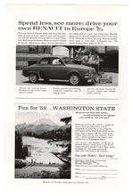 Load image into Gallery viewer, Union Pacific Railroad Vintage Ad - (West of Chicago) # 223 - 1960's