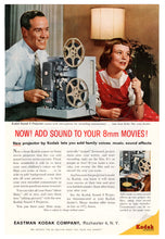 Load image into Gallery viewer, Kodak Sound 8mm Projector - Vintage Ad (Kodak Sound 8 Projector) - # 253 - 1960's