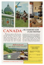 Load image into Gallery viewer, Adventures along the Trans-Canada Highway Vintage Ad - (Canada - A Wonderful World at Your Doorstep) # 309 - 1960's