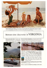 Load image into Gallery viewer, Virginia Vacation, USA Vintage Ad - (Virginia Beach) # 397 - 1966
