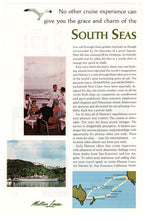 Load image into Gallery viewer, Matson Cruise Line Vintage Ad - (South Seas Cruises) # 425 B - 1960's
