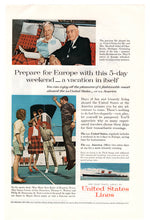 Load image into Gallery viewer, United States Cruise Lines Vintage Ad - (The World's Fastest Ship) # 481 - 1960's