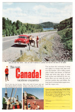 Load image into Gallery viewer, Holiday in Canada Vintage Ad - (Holiday in the National Parks) # 487 - 1960's