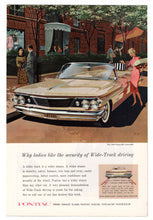 Load image into Gallery viewer, Pontiac 1960 Bonneville - Vintage Ad - (Wide Track Driving) # 511 - General Motors Company 1960