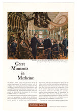 Load image into Gallery viewer, Parker-Davis Vintage Ad (Great Moments in Medicine) # 523 - 1960