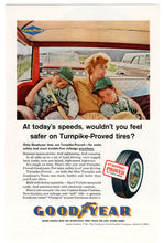 Load image into Gallery viewer, Good Year Tires - Vintage Ad - (Turnpike-Proved) # 524 - 1960's