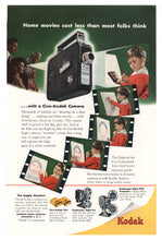 Load image into Gallery viewer, Kodak Zoom Cine-Kodak Movie Camera - Vintage Ad - # 531 - 1960's
