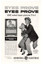 Load image into Gallery viewer, General Electric Ultra Vision B&W Television Vintage Ad - (Featuring Ray Milland) # 569 - 1960's