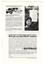 Load image into Gallery viewer, BOAC Air Flights Vintage Ad - (Direct 707 Service) # 575 - 1960's