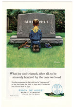 Load image into Gallery viewer, Rock of Ages Memorial - Vintage Ad - (Barre, Vermont, USA) # 587 - 1961