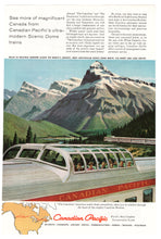 Load image into Gallery viewer, Canadian Pacific Railway Vintage Ad - (Banff & Lake Louise, Alberta) # 605 - 1960's