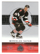 Miroslav Satan - Buffalo Sabres (NHL Hockey Card) 2002-03 Upper Deck SP Authentic # 10 Mint