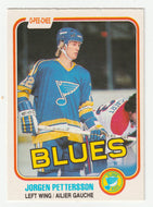 Jorgen Pettersson RC - St. Louis Blues (NHL Hockey Card) 1981-82 O-Pee-Chee # 296 VG