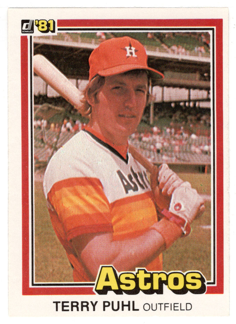 Terry Puhl - Houston Astros (MLB Baseball Card) 1981 Donruss # 24 NM/MT