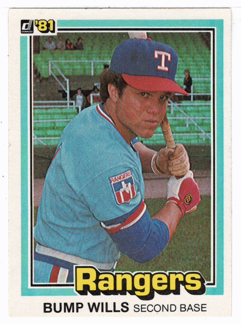 Bump Wills - Texas Rangers (MLB Baseball Card) 1981 Donruss # 25 NM/MT