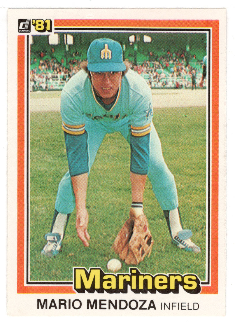 Mario Mendoza - Seattle Mariners (MLB Baseball Card) 1981 Donruss # 45 NM/MT