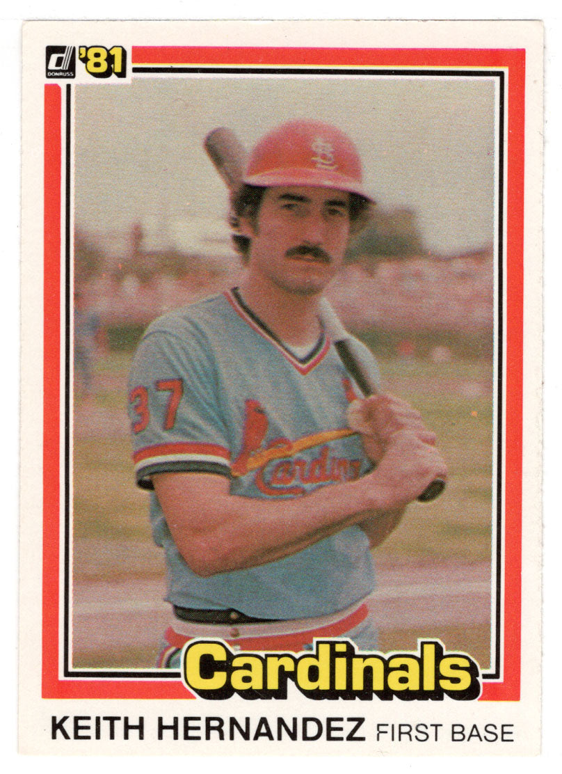 Keith Hernandez - St. Louis Cardinals (MLB Baseball Card) 1981 Donruss # 67 NM/MT