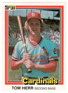 Tom Herr - St. Louis Cardinals (MLB Baseball Card) 1981 Donruss # 68 NM/MT