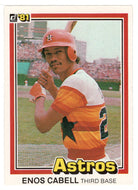 Enos Cabell - Houston Astros (MLB Baseball Card) 1981 Donruss # 138 NM/MT